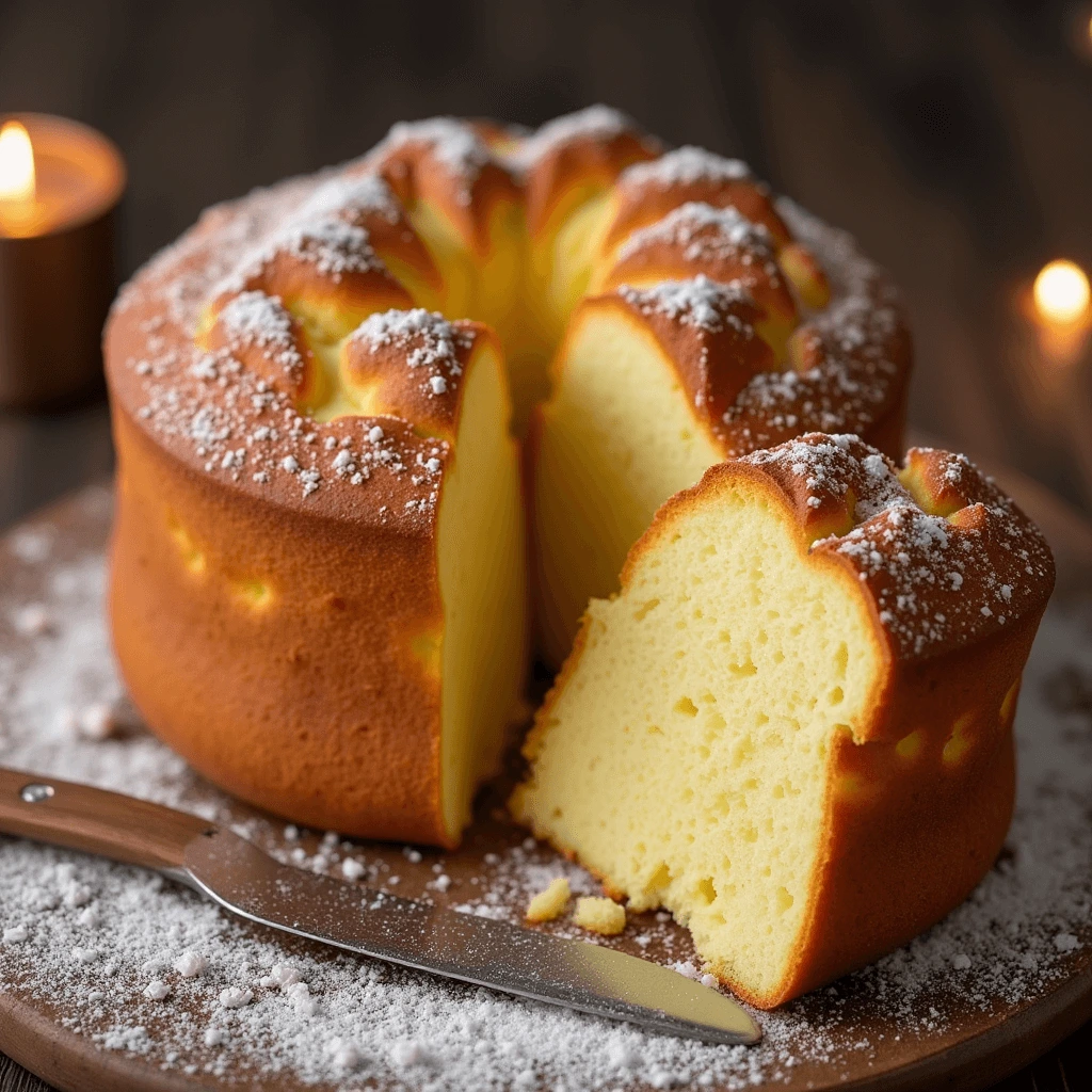 "Panettone ricetta della nonna fatto in casa, soffice e fragrante, decorato con uvetta e canditi."